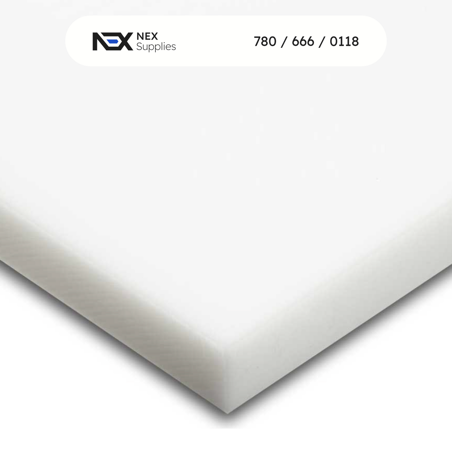 White Polycarbonate Sheets – 3mm/ 5mm