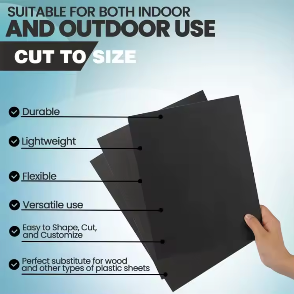 Black PVC （co-extruded PVC）Sheet - 10mm/ 15mm