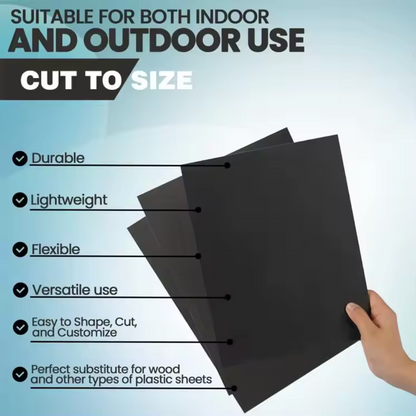 Black PVC （co-extruded PVC）Sheet - 10mm/ 15mm