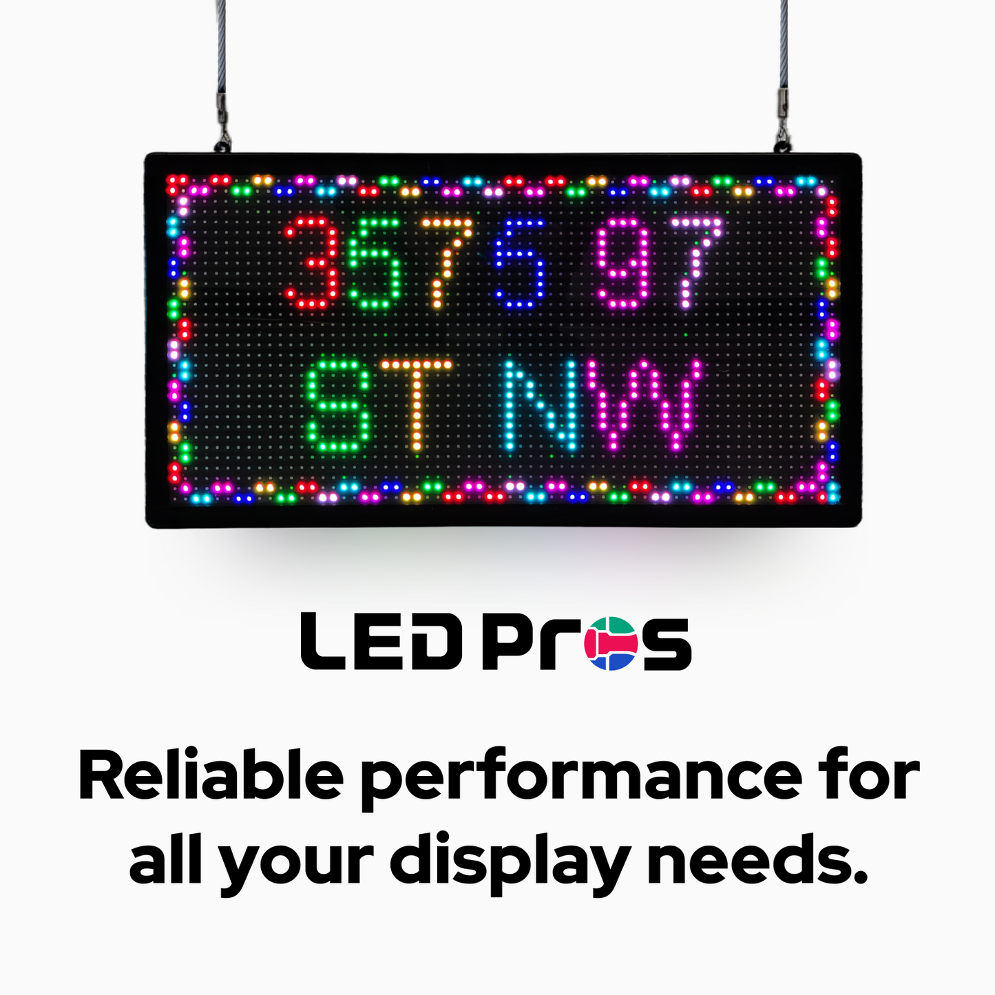LED Pros 27x14 inch Full-color LED Digital Sign P10