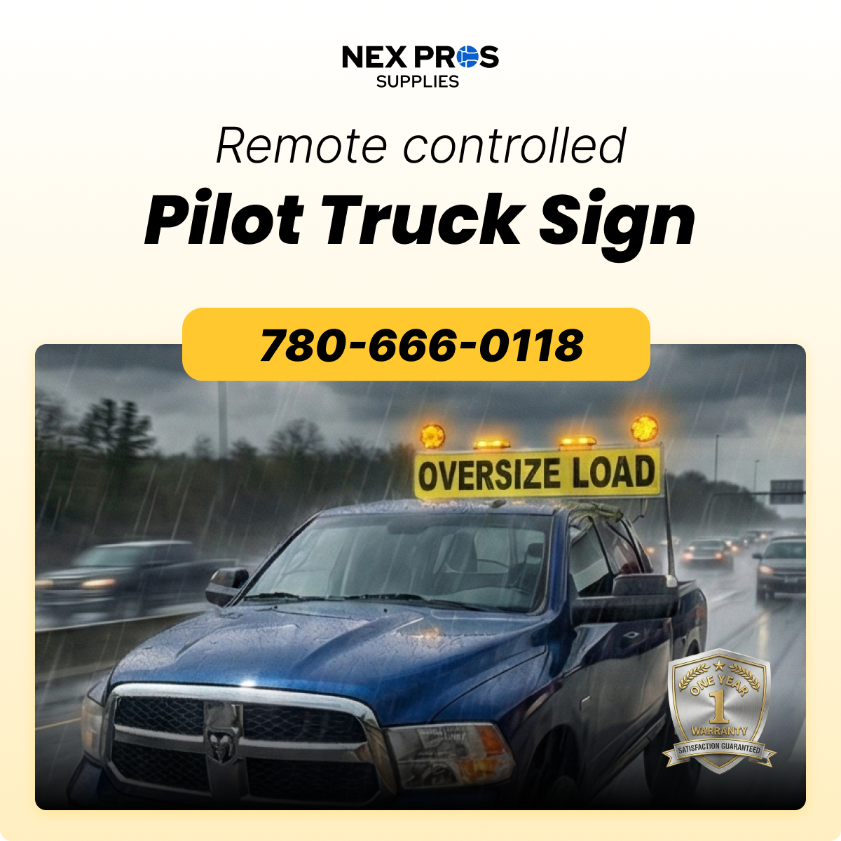 Remote-controlled Auto Pilot Truck Sign