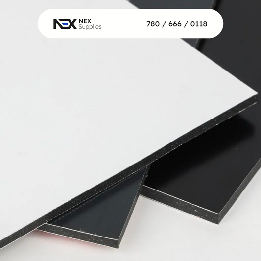 Black & White ACP Boards  3mm/ 4mm