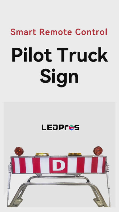 Remote-controlled Auto Pilot Truck Sign